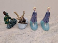 2019 Lot of 4 McDonald s Disney Frozen 2 Elsa Mattias Sven Figure Happy Meal Toy