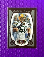 A.J. Hawk 2009 Donruss Threads #2 Pro Gridiron Kings Red Framed /100