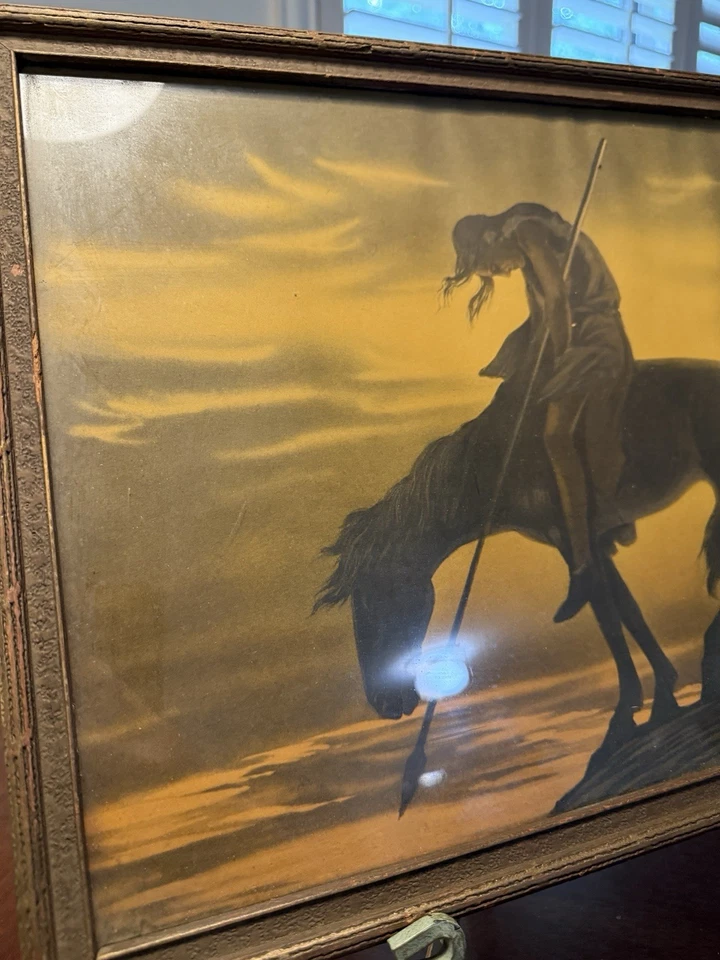 Impresión de colección End of the Trail James Earl Fraser/John Dresher Co. Inc. NY Foto 3 de 4