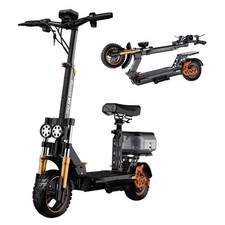Ruitoo 1600W Electric Scooter Adult with Seat Foldable E-Scooter 34 MPH 50 Miles