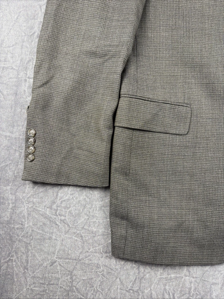 Jos A Bank Men’s 42L 100% Wool Houndstooth Blazer Sport Coat Jacket Gordon - Image 3 of 4