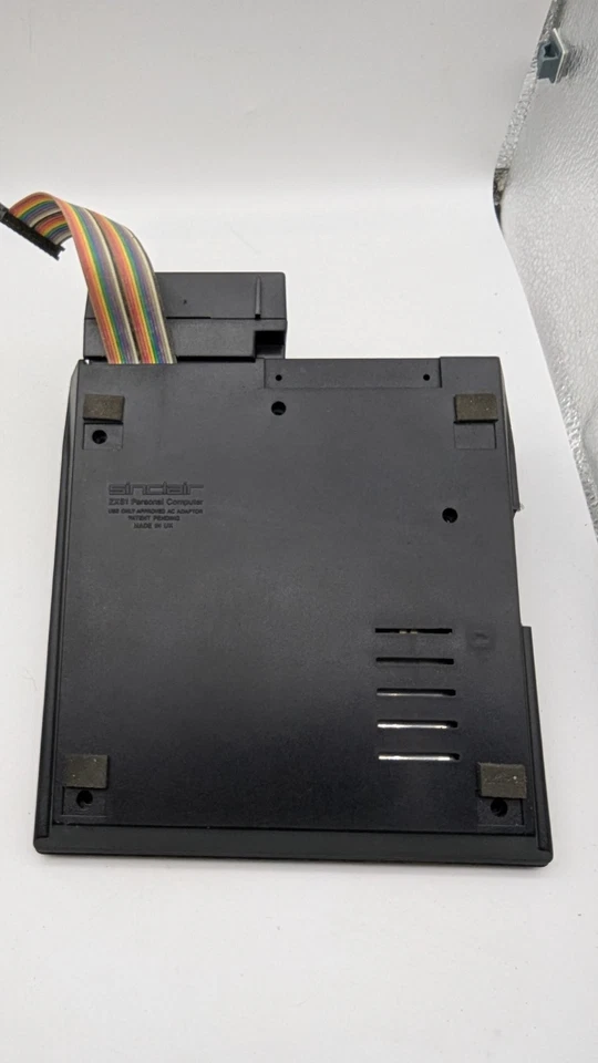 Computadora Sinclair ZX81 de colección SIN PROBAR con módulo RAM sin probar como está Foto 4 de 4