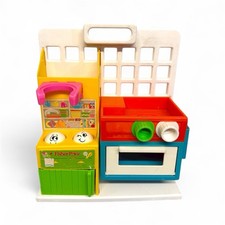 Vintage Fisher Price 1986 Toddler Kitchen Oven Kids Toy 1008
