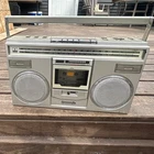 Panasonic RX-5100 Boombox Silver Cassette AM/FM Stereo Hi-Fi Headphone Jack