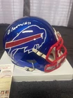 Buffalo Bills Mini Helmet- Signed Greg Rousseau Authenticated
