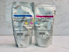 2 Genuine Ricoh MP C6500,C6503,C8003 CM Developers D2589660,D2589670