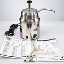 Server Products FSP 82060 Hot Fudge Topping Warmer & Pump Dispenser 120V