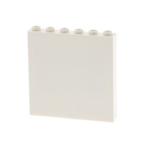 1X Lego Panel 1X6X5 White Sticker Trophy Mirror Calendar Friends 41314 59349PB18