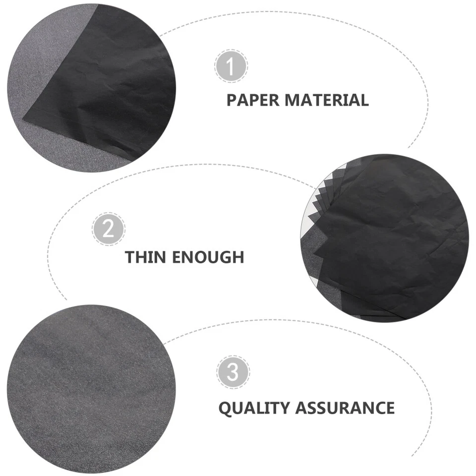  25 Sheets Kohlenstoff Büro Graphitpapier Kohlepapier Zum Durchzeichnen - Bild 4 von 4