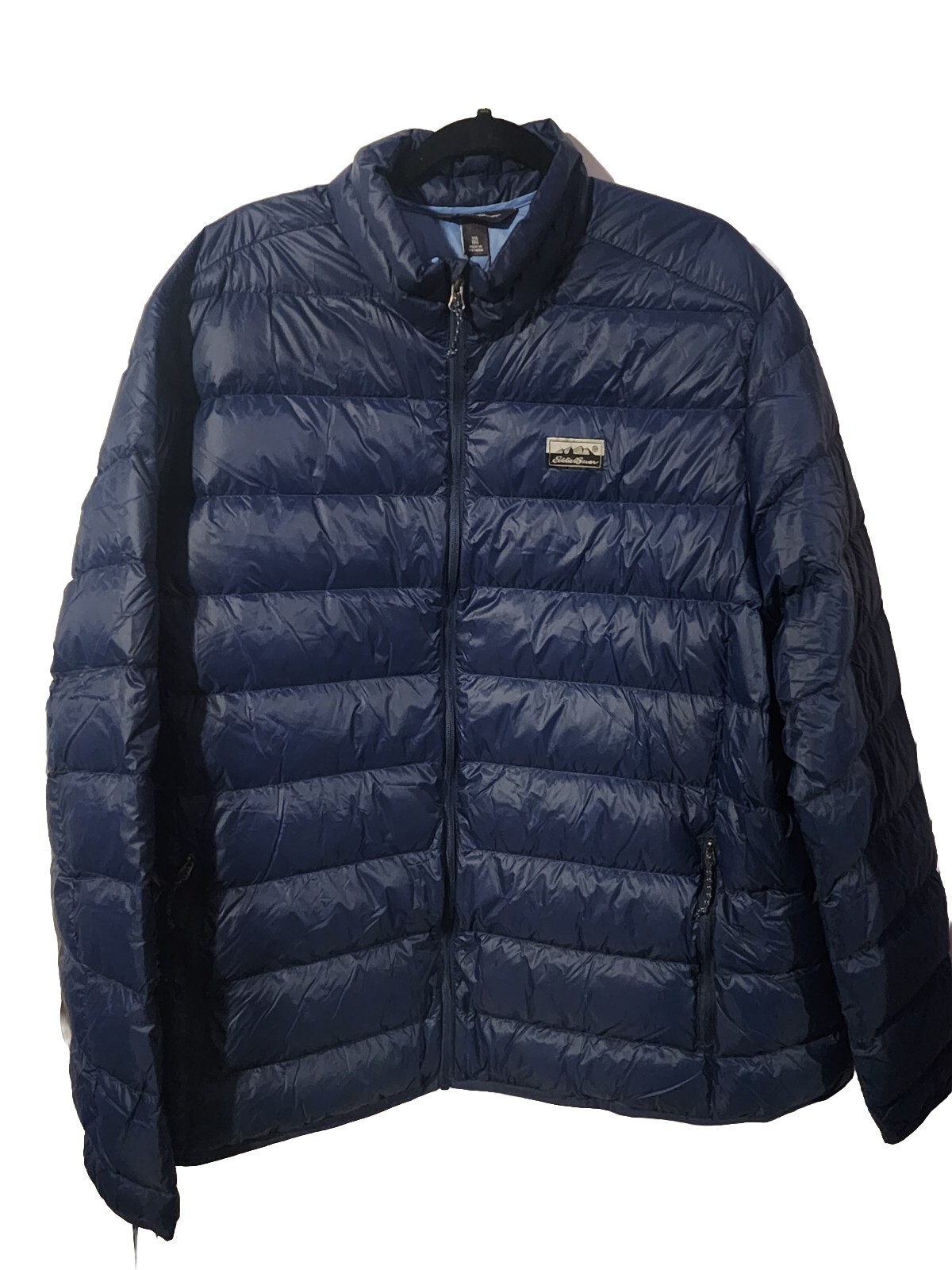 Eddie Bauer Mens Down Packable Jacket Microlight Sizes XXL Blue 650