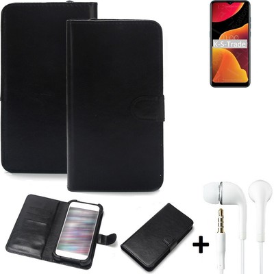 Schutz Hülle für BQ Mobile BQ-6645L Element + earphones Wallet Case + Bumper s