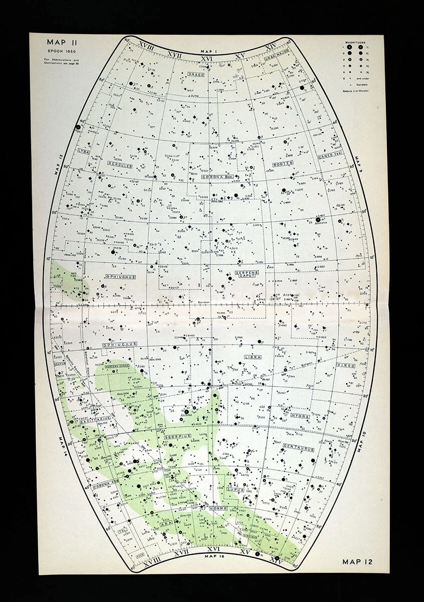 1950-1959 Date Range Antique Celestial Maps & Atlases for sale | eBay