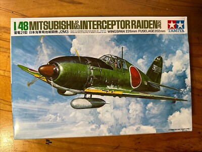 Tamiya Mitsubishi J2M3 Interceptor Raiden Jack 1/48 Scale Model Kit