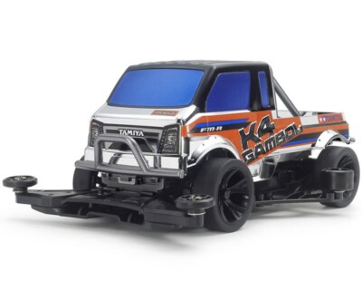 Tamiya Mini4WD K4 Gambol Silber Metallic FM-A Chassis 95163 Modellbau