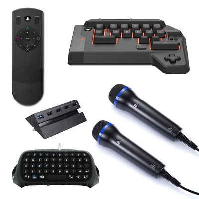 PS4 / PlayStation 4 Zubehör-Set Auswahl    Mikro, Keyboard, Remote, Expansion