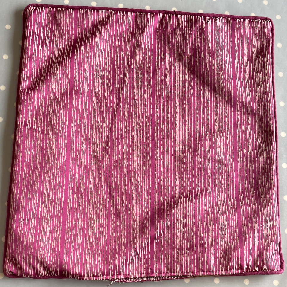 Handmade "HARLEQUIN" Designer  Fabric Metallic Cotton Cushion Cover 55cm x 55cm - Image 3 of 4