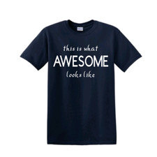 This is What Awesome Looks Like Funny T Shirt Sarcastic Adult Unisex