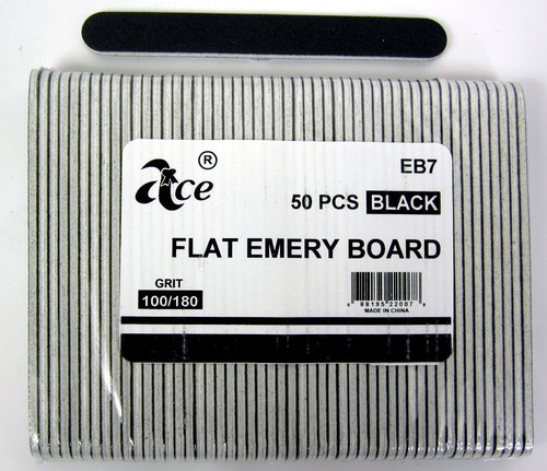 Lot Of 10,14,30,50,100,200 Pcs-- 7 Inch Emery Board, Double Sided( #100 #180) - Picture 3 of 3