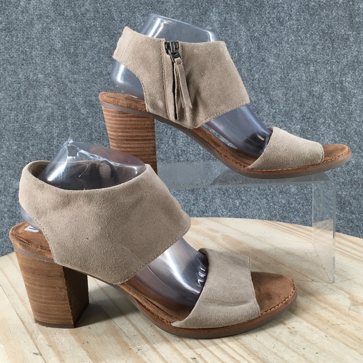 Toms Majorca Desert Taupe Suede Women's Majorca Cutout