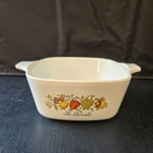 Corning Ware Spice of Life 2 3/4 Cup Small Casserole P-43-B Made in USA Vintage