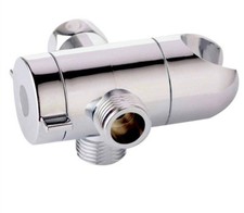 3 Ways Shower Bracket Holder with Connector for Hand Held Combo Showerhead