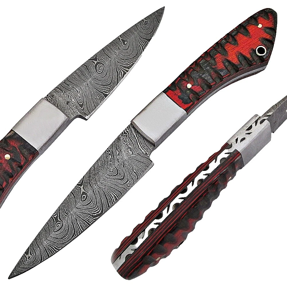 Carbon Steel Blade Wood Handle Full Collectible Knife, Sword & Blade Parts, Supplies & Accessories