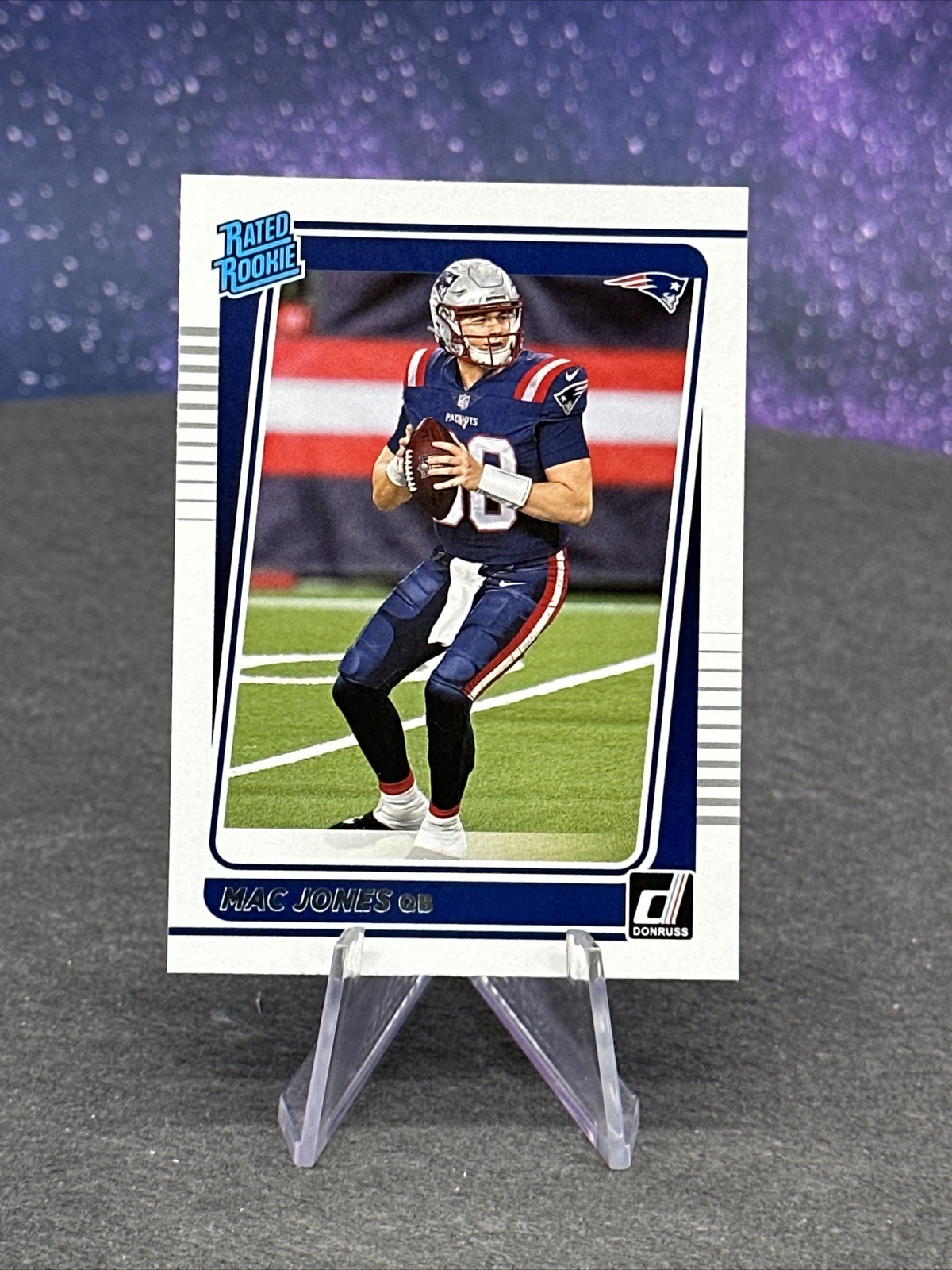 MAC JONES 2021 Donruss Rated Rookie Card #255 New England Patriots RC