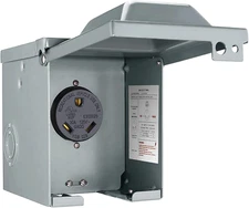 30 Amp 125 Volt RV Power Outlet Box Weatherproof Receptacle RV Camper Motorhome