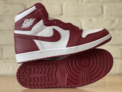 Nike Air Jordan 1 Retro OG Shoes Artisanal Team Red White Men Size 11 DZ5485-160