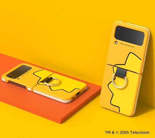 The Simpsons (Lisa) x Samsung Authentic Galaxy Z Flip4 Case Cover with Ring - Picture 5 of 7