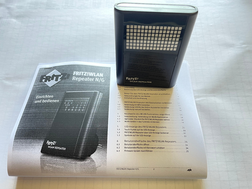 AVM FRITZ! WLAN Repeater N/G - Fritz 300 Mbit/s Verstärker UKW