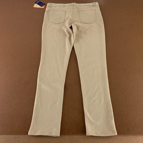 French Toast Girls Size 18.5 Plus Khaki Stretch Knit Uniform Skinny Pants NWT - Picture 4 of 5