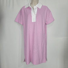 Everlane Pink The Organic Polo Dress X-Small