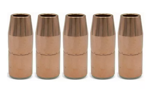 5-PK N-A5818C Nozzle For Miller AccuLock S Large 5/8 Bore 1/8 Recess For D-MA250