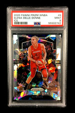 PSA 9 POP 8 (7 Higher) Elena Delle Donne 2020 WNBA Prizm ICE SP #6 Mystics