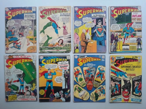Superman 131, 139, 173, 179, 182, 185, 227, 239 Vintage DC Comics