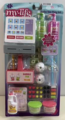 My Life as Boba Tea Play Set 39 pcs. For 18  Doll NEW