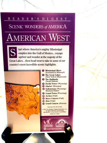Digest: Scenic Wonders of America 3 VHS Hardcase/Box Set - Foto 7 di 13