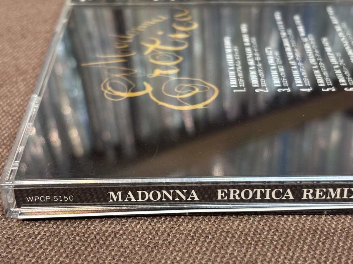 新品　マドンナ　EROTICA　（REMIXES）　US盤 CD　マキシシングル Madonna – Erotica (Remixes) – CD (Maxi-Single), 1992