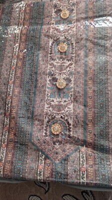 3 Stück unbestickt Salwar Kameez Baumwolldruck mit Dupatta 