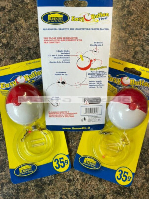 NEW 3 x Lineaeffe Drifting Surface Sea Float Rig 17g Swivel Hook Night Light