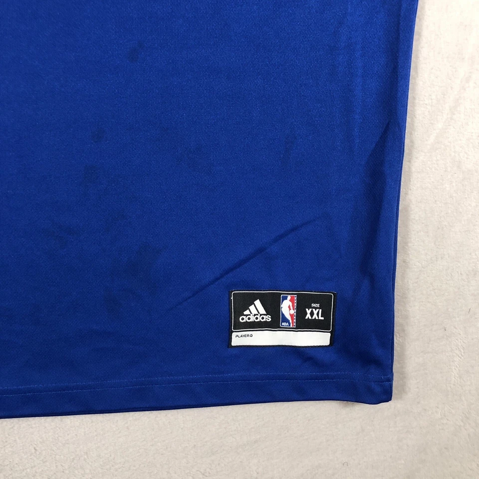 Camiseta Philadelphia 76ers Para Hombre 2XL Azul Adidas Andrew Bynum NBA Baloncesto U29 Foto 3 de 4