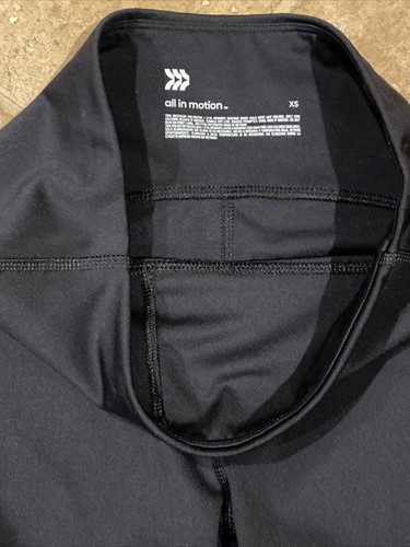 Damen Bike Shorts All in Motion Gr. XS schwarz Contour Power Waist High-Waist - Bild 3 von 8