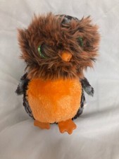 Ty Beanie Boos 🎃 MIDNIGHT THE OWL 6" USED NO HANG TAG