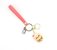 Kawaii Boba Bubble Tea Keychain