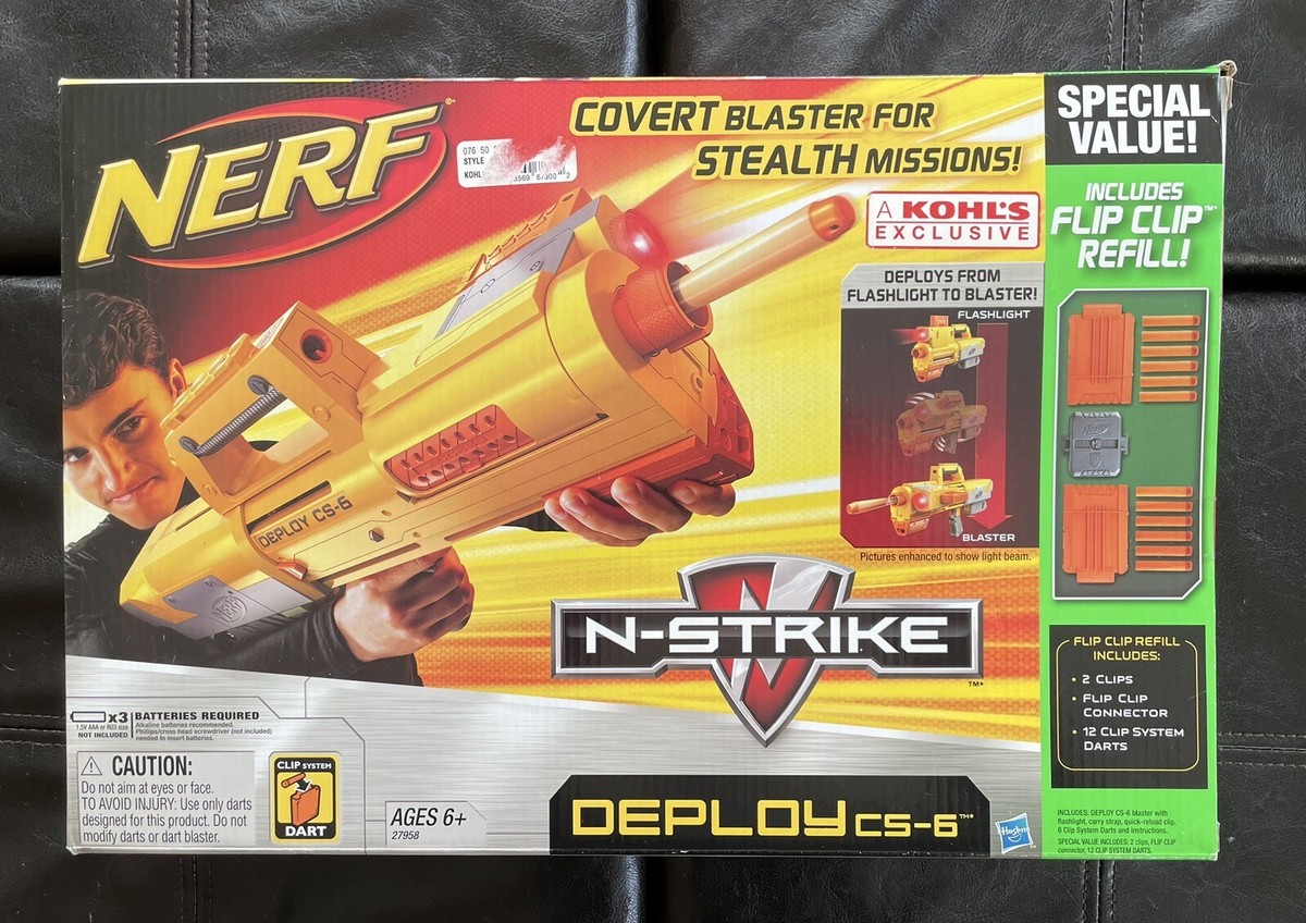 2011 Nerf N-Strike Deploy CS-6 Kohls Exclusive/Special Value w