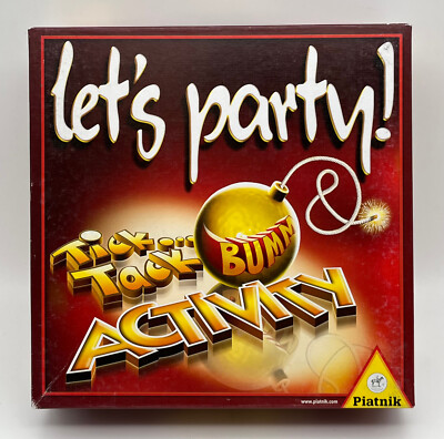 Piatnik Let's Party Tick Tack Boom Activity - für 4 bis 16 Spieler - ab 12 Jahre