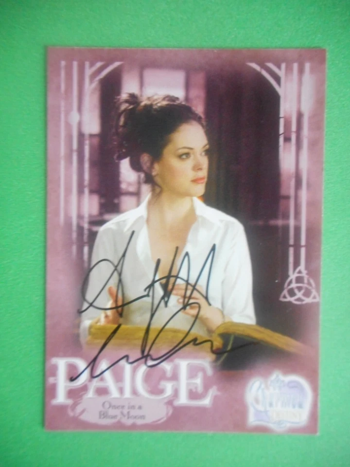 Alyssa Milano signed PAIGE Inkworks CHARMED ONCE IN A BLUE MOON Card #29 W/COA - Image 3 of 4