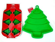 Tree Silicone Base 4 Baking Pan Wilton 6 Cavity Mold Cupcakes Candles Candy Soap