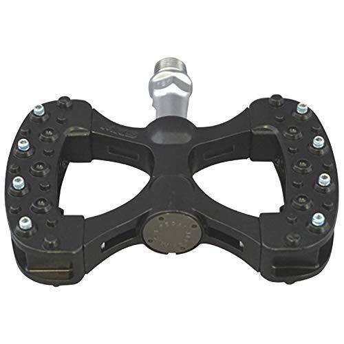 MKS Mikashima Gamma Bicycle Platform Pedals Black Aluminum New - Picture 2 of 3